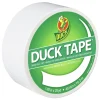 Duck 1.88 in. x 20 yards 3 in. Core Colored Duct Tape - White (1-Roll)
