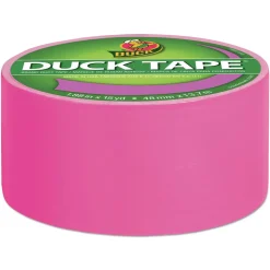 Duck 1.88 in. x 15 yards 3 in. Core Colored Duct Tape - Neon Pink (1-Roll)