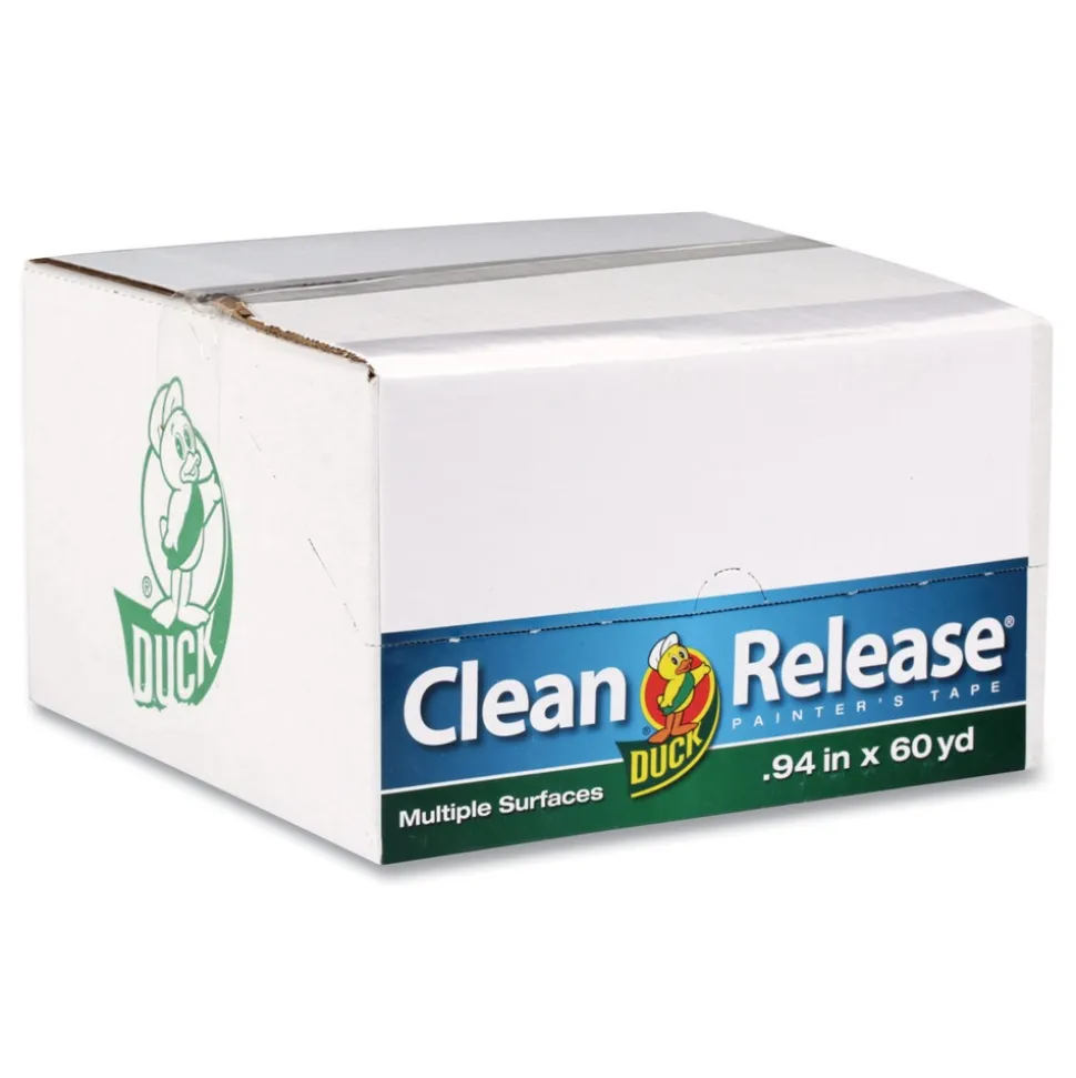 Duck Clean Release 0.94 in. x 60 yards 3 in. Core Painter's Tape - Blue (24/Carton)