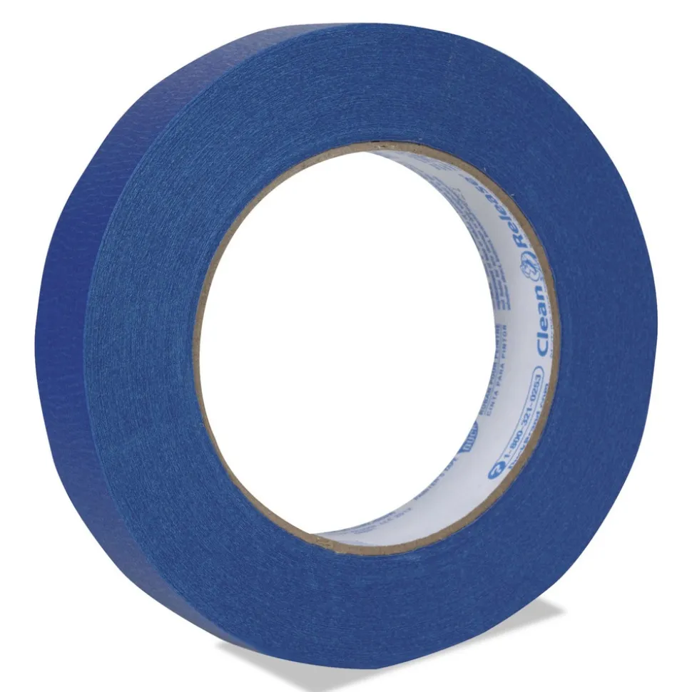 Duck Clean Release 0.94 in. x 60 yards 3 in. Core Painter's Tape - Blue (24/Carton)