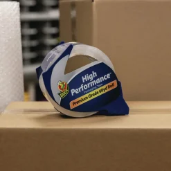 Duck HP260 1.88 in. x 60 yards 3 in. Core Packaging Tape with Dispenser - Clear (1-Roll)