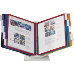 Durable 10 Panels VARIO Pro Legal Desktop Reference System - Assorted Borders and Panels