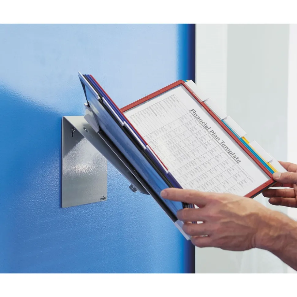 Durable 10 Panels VARIO Pro Legal Desktop Reference System - Assorted Borders and Panels