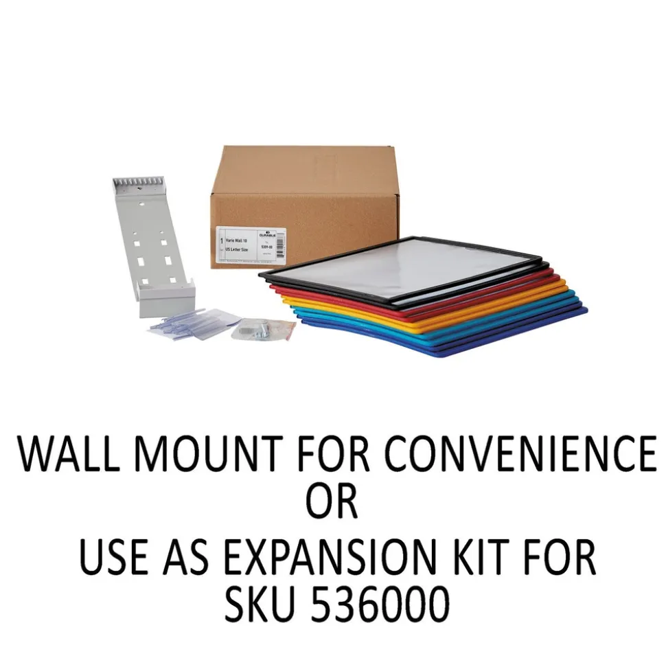 Durable 10 Panels VARIO Wall/Extension Reference System - Assorted Borders and Panels