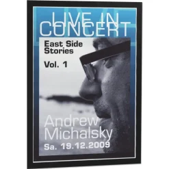 Durable DURAFRAME 11 in. x 17 in. Sign Holder - Black Frame (2/Pack)