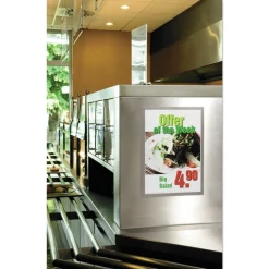 Durable DURAFRAME 11 in. x 17 in. Sign Holder - Black Frame (2/Pack)