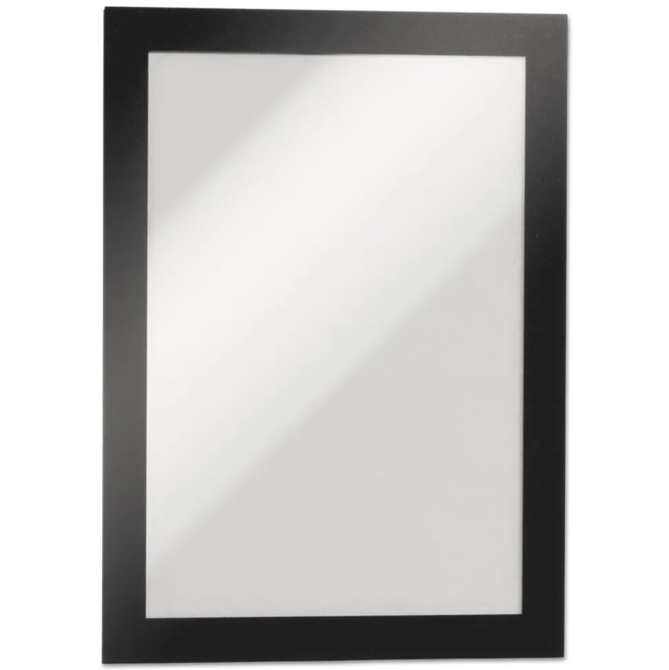 Durable DURAFRAME 5.5 x 8.5 Sign Holder - Black Frame (2/Pack)