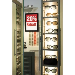 Durable DURAFRAME 5.5 x 8.5 Sign Holder - Black Frame (2/Pack)