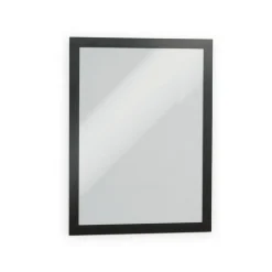 Durable DURAFRAME MAGNETIC Sign Holder Frame 13.39 x 17.87 Black Frame 2/Pack