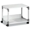 Durable System 48 23.6 in. x 18.7 in. x 17 in. 2 Shelves Metal Multi-Function Trolley - Gray