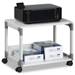 Durable System 48 23.6 in. x 18.7 in. x 17 in. 2 Shelves Metal Multi-Function Trolley - Gray