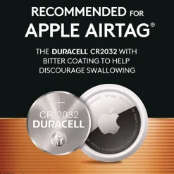 Duracell 2032 Lithium Coin Batteries With Bitterant (6/Pack)