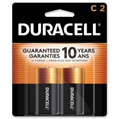 Duracell CopperTop Alkaline C Batteries (2/Pack)