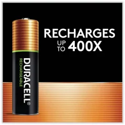 Duracell Rechargeable StayCharged NiMH AA Batteries (4/Pack)