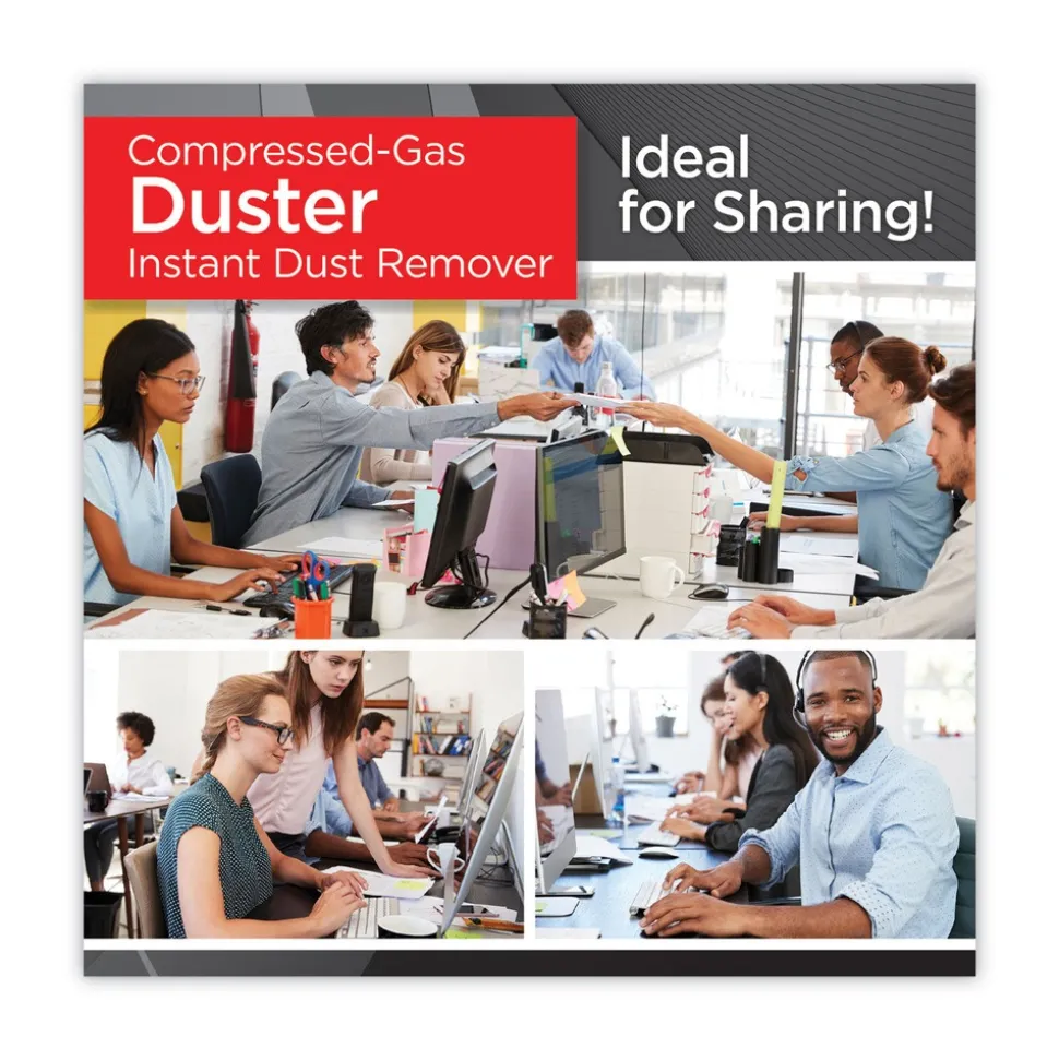 Dust-Off 17 oz. Can Disposable Compressed Air Duster (2/Pack)