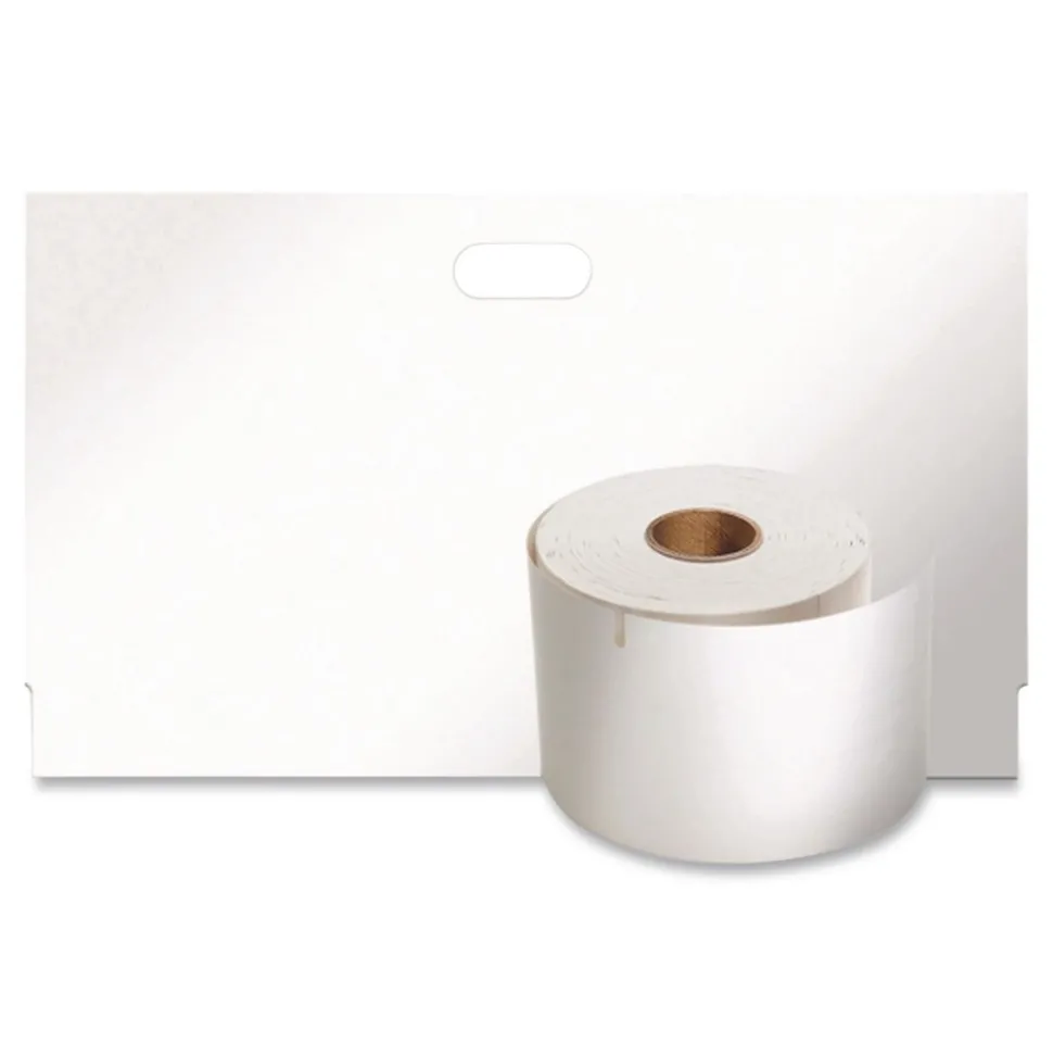 DYMO 2.43 in. x 4.18 in. Name Badge Insert Labels - White (1/Box)