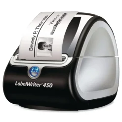 DYMO 2.43 in. x 4.18 in. Name Badge Insert Labels - White (1/Box)