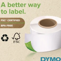 DYMO LabelWriter 1.4 in. x 3.5 in. Address Labels - White (2/Box)