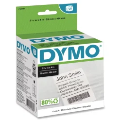 DYMO LabelWriter 2.31 in. x 4 in. Shipping Labels - White (1-Roll)