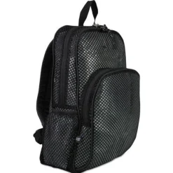 Eastsport 12 in. x 17.5 in. x 5.5 in. Polyester Mesh Backpack Fits Devices Up to 17 in. - Black
