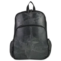Eastsport 12 in. x 17.5 in. x 5.5 in. Polyester Mesh Backpack Fits Devices Up to 17 in. - Black