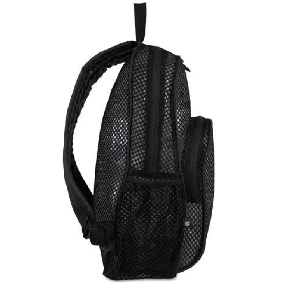 Eastsport 12 in. x 17.5 in. x 5.5 in. Polyester Mesh Backpack Fits Devices Up to 17 in. - Black