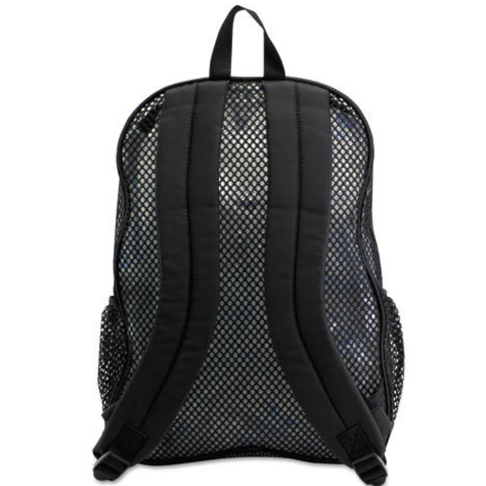 Eastsport 12 in. x 17.5 in. x 5.5 in. Polyester Mesh Backpack Fits Devices Up to 17 in. - Black