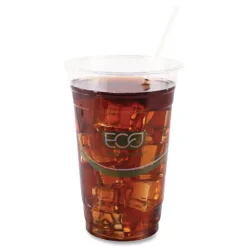 Eco-Products 7.75 in. 6 millimeter Diameter Jumbo Wrapped Paper Straw - White (3000/Carton)