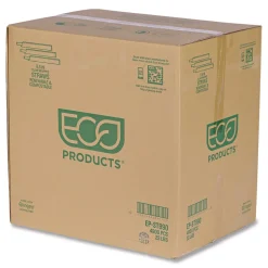 Eco-Products 9.5 in. Wrapped Plastic Straw - Clear (4800/Carton)