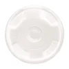 Eco-Products EP-CRFL BlueStripe Recycled Content 9 oz. to 24 oz. Cold Cup Flat Lids - Clear (10 Packs/Carton, 100/Pack)
