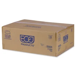 Eco-Products EP-P013LID 9 in. x 1.5 in. 100 Percent Recycled Content Round Plastic Plate Lids - Clear (300/Carton)