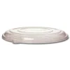 Eco-Products EP-SCPTR16LIDR 16 in. x 16 in. x 0.2 in. 100 Percent Recycled Content Plastic Pizza Tray Lids - Clear (50/Carton)