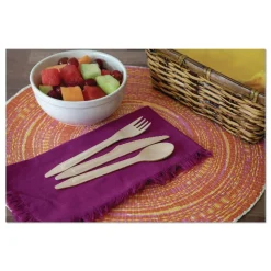 Eco-Products General Purpose Fork Wood Cutlery - Natural (500/Carton)