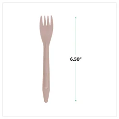 Eco-Products General Purpose Fork Wood Cutlery - Natural (500/Carton)