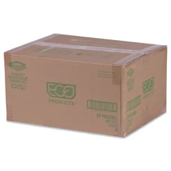 Eco-Products Vanguard 7.87 in. x 7.87 in. Renewable and Compostable Sugarcane Plates - White (500/Carton)
