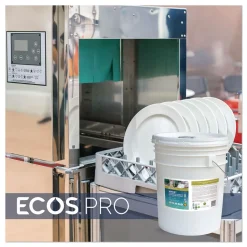 ECOS PRO 5 gal. Pail Wave Commercial Automatic Dishwasher Detergent - Free and Clear