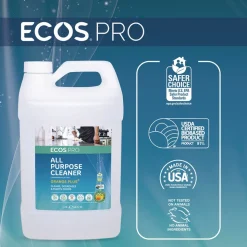 ECOS PRO 1 Gallon Orange Plus All-Purpose Cleaner and Degreaser Bottle - Citrus Scent (4/Carton)