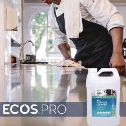 ECOS PRO 1 Gallon Orange Plus All-Purpose Cleaner and Degreaser Bottle - Citrus Scent (4/Carton)