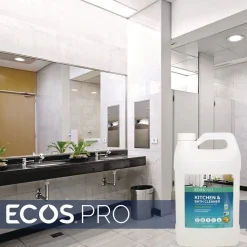ECOS PRO 1 Gallon Parsley Plus All-Purpose Kitchen and Bathroom Cleaner Bottle - Herbal Scent (4/Carton)