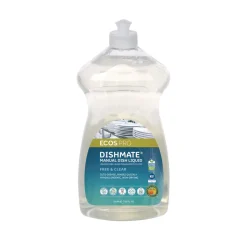 ECOS PRO 25 oz Dishmate Manual Dish Liquid Squeeze Bottle - Free and Clear (6/Carton)