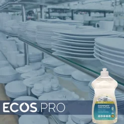 ECOS PRO 25 oz Dishmate Manual Dish Liquid Squeeze Bottle - Free and Clear (6/Carton)