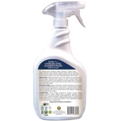 ECOS PRO 32 oz. Stainless Steel Cleaner and Polish Spray Bottle - Free and Clear Scent (6/Carton)