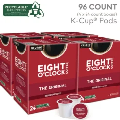 Eight O'Clock 5000356156 Coffee K-Cups - Original (96/Carton)
