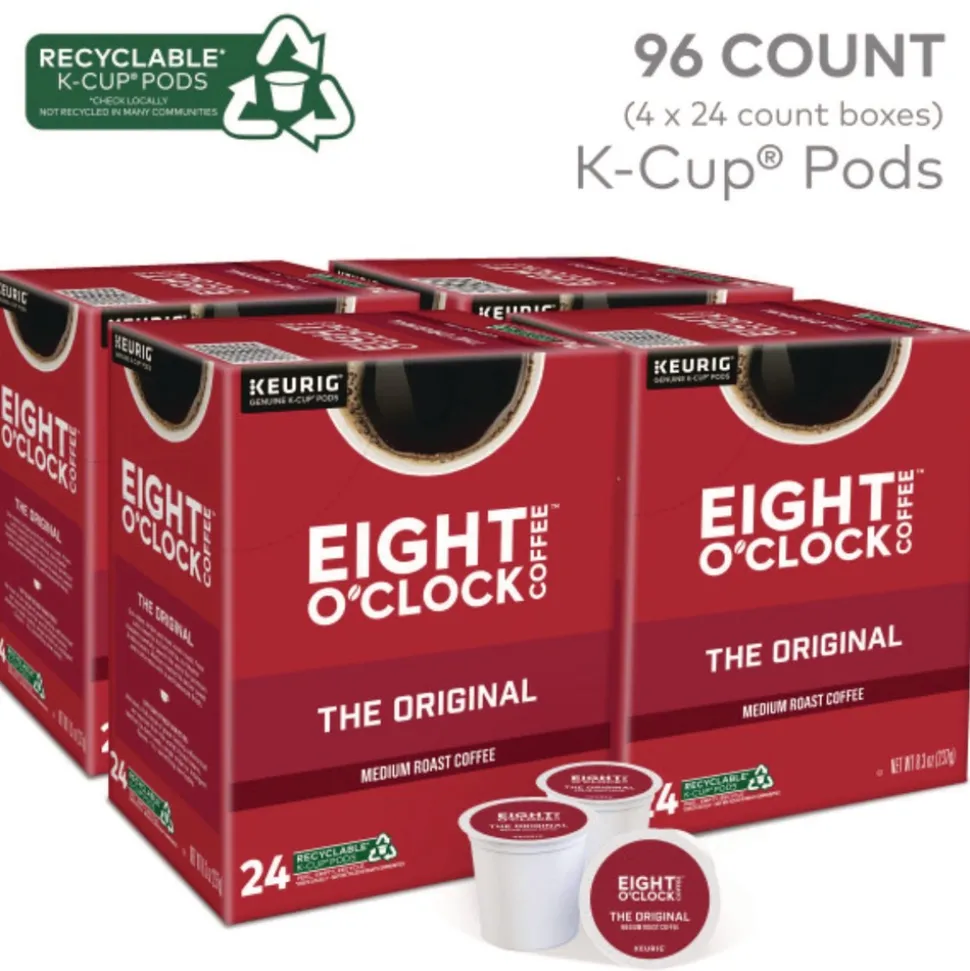 Eight O'Clock 5000356156 Coffee K-Cups - Original (96/Carton)