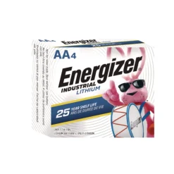 Energizer 1.5 Volts Industrial Lithium AA Battery (4/Pack)
