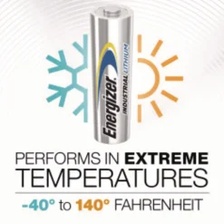 Energizer 1.5 Volts Industrial Lithium AA Battery (4/Pack)