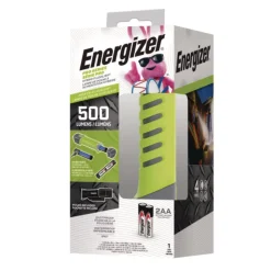 Energizer Rechargeable Lithium-Ion Pro Series Hybrid Handheld with 2 AA Batteries - Gray/Green