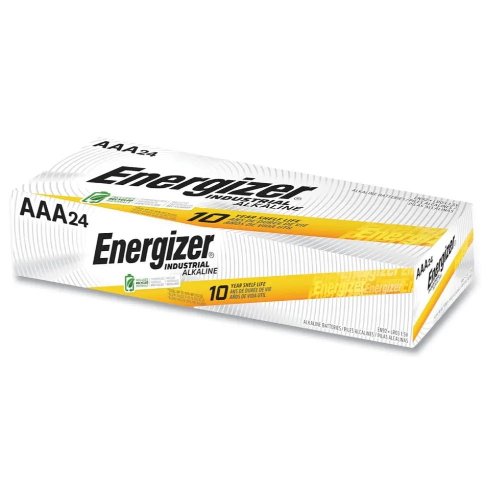 Energizer 1.5V Industrial Alkaline AAA Batteries (24/Box)