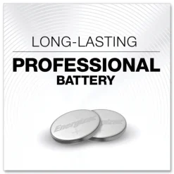 Energizer 3V Industrial Lithium CR2025 Coin Battery with Tear-Strip Packaging (100/Box)