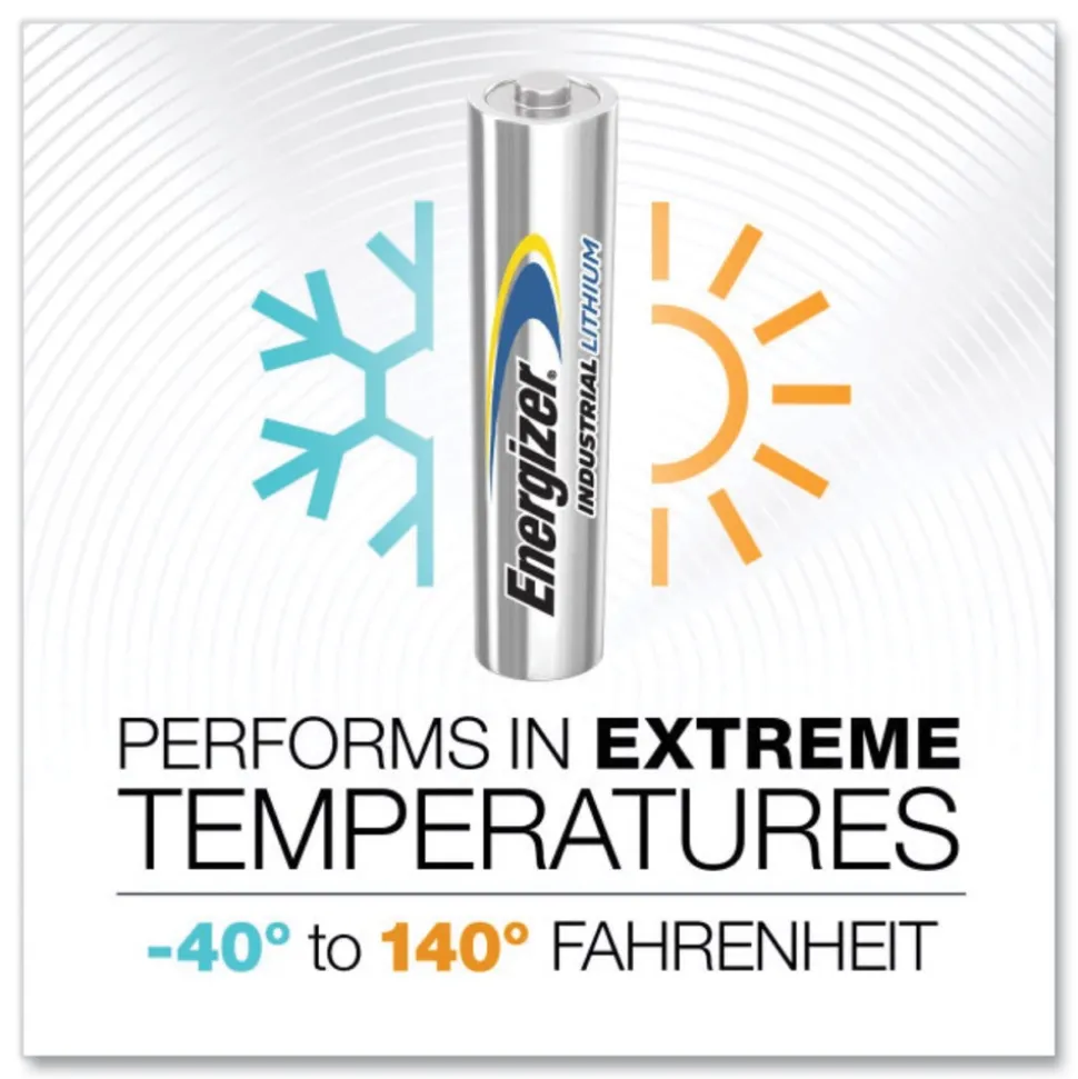 Energizer 1.5V Industrial Lithium AA Battery (24/Box)